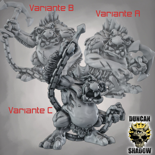 Anker Troll – 32mm Resin Miniatur für Tabletop, Wargaming & Pen & Paper | Design by Duncan Shadow