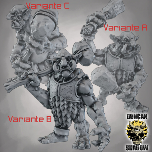 Eistroll – 32mm Resin Miniatur für Tabletop, Wargaming & Pen & Paper | Design by Duncan Shadow