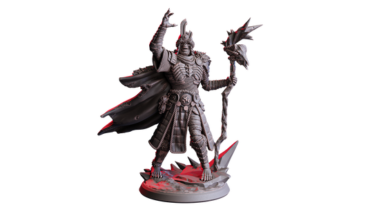 Deathlock – 32mm Miniatur aus Resin | Flesh of Gods – Crimson Frost | Tabletop & RPG Figur