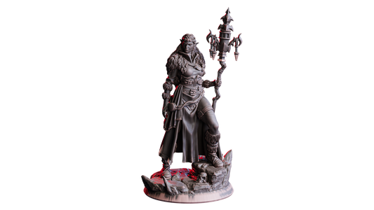 Myra, Winter Shaman (Vampire Druid) – 32mm Miniatur aus Resin | Flesh of Gods – Crimson Frost | Tabletop & RPG Figur