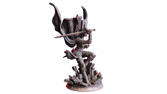Dame Valeria – 3D gedruckte Resin Miniatur (32 mm) | Flesh of Gods | The Devil’s Offspring | Tabletop & DnD Figur bemalt oder unbemalt