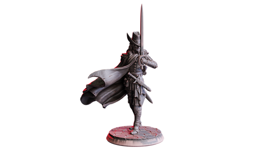 Ser Calviero – Lone Crusader | 32 mm Resin Miniatur | Flesh of Gods – The Devil’s Offspring | Tabletop & Rollenspiel Figur