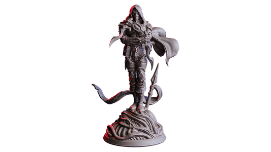 Dagran, Forgeborn Rogue – 32mm Miniatur aus Resin | Flesh of Gods – The Necro Forge | Tabletop & RPG Figur