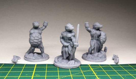 Lizardfolk - Echsenmenschen - Miniaturen 28mm Resin Tabletop Fat Dragon Games