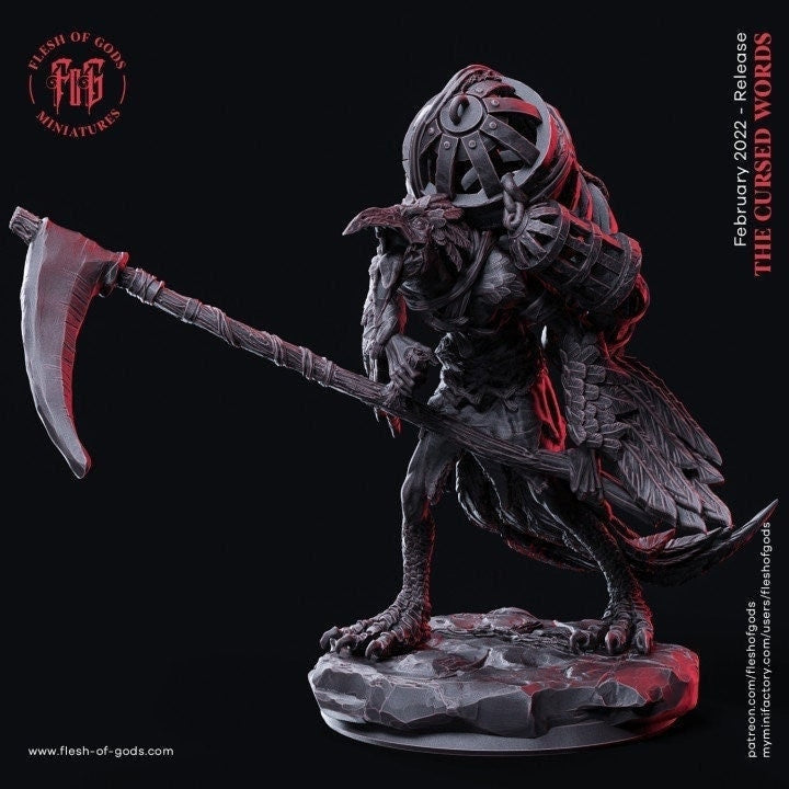 Die Wanderkrähe 2 (Monster) 28mm Tabletop Fantasy Gaming D&D Dungeons and Dragons Pathfinder DSA Flesh of Gods