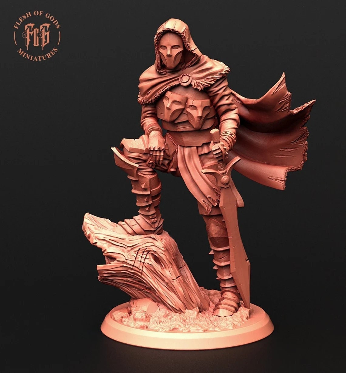 High Order Assassin 32mm Tabletop Fantasy D&D Gaming Dungeons and Dragons Pathfinder DSA Flesh of Gods