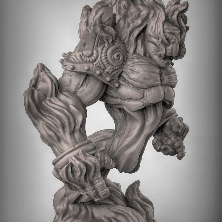 Feuer Elementar (Paar) Maßstab 32mm Tabletop D&D Dungeons and Dragons Pathfinder DSA Duncan Shadow