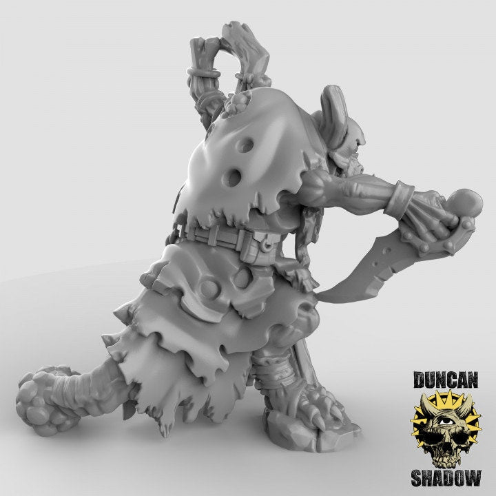 Cyclops-Troll-Shamane 32mm Tabletop D&D Dungeons and Dragons Pathfinder DSA Duncan Shadow