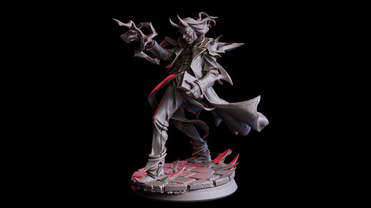 Hexios, Dark Mother's Warlock (Hero) 32mm Tabletop Fantasy D&D Dungeons and Dragons Pathfinder DSA Flesh of Gods