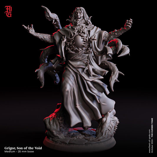 Grigor, Son of the Void (Enemy) 32mm Tabletop Fantasy D&D Dungeons and Dragons Pathfinder DSA Flesh of Gods