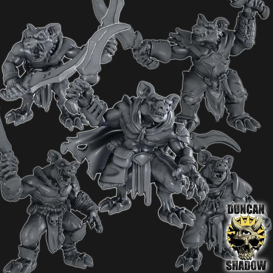 Gnolls mit Schwert 32mm Tabletop Fantasy Gaming D&D Dungeons and Dragons Pathfinder DSA Duncan Shadow