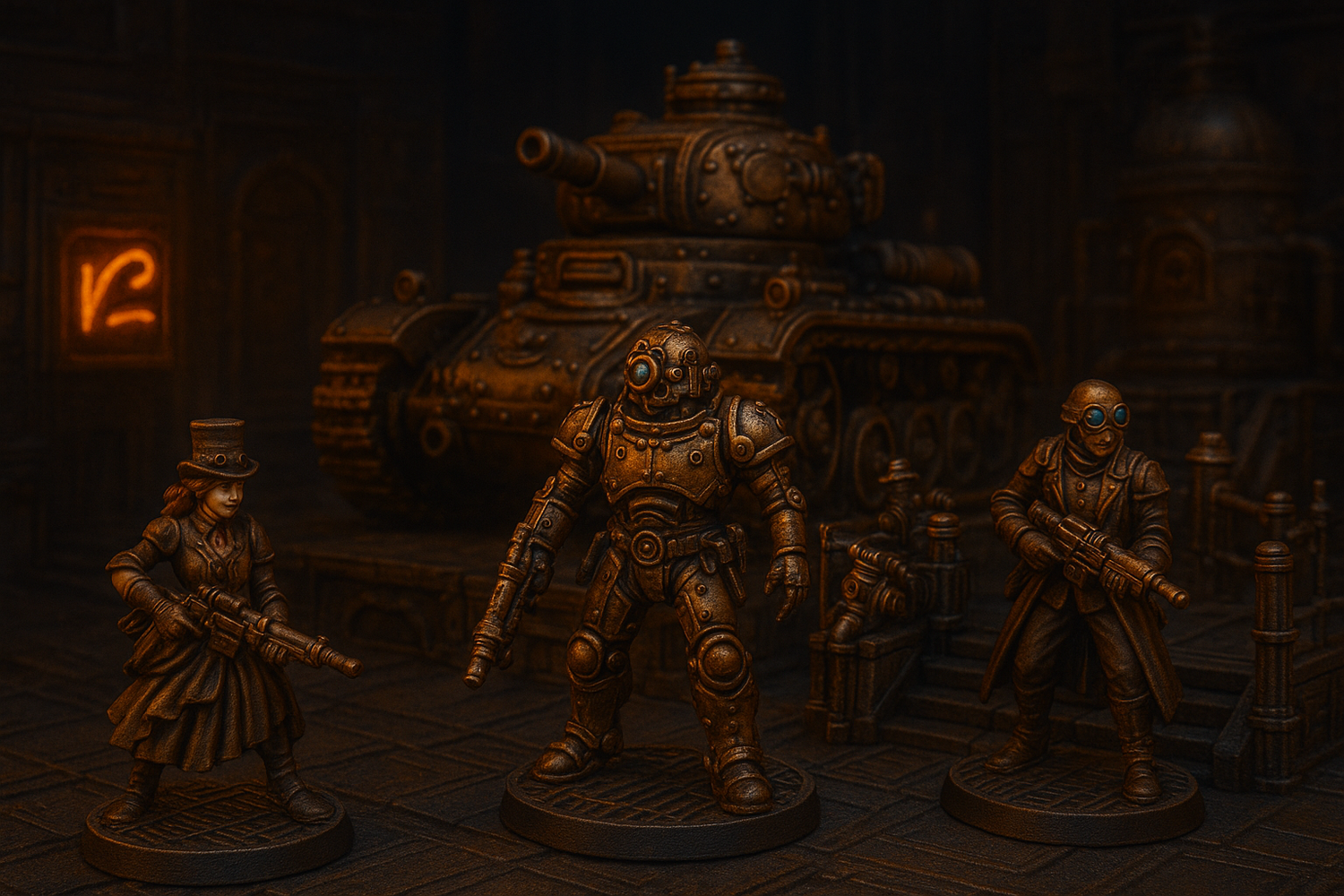 SciFi, Minis, Terrain und Steampunk