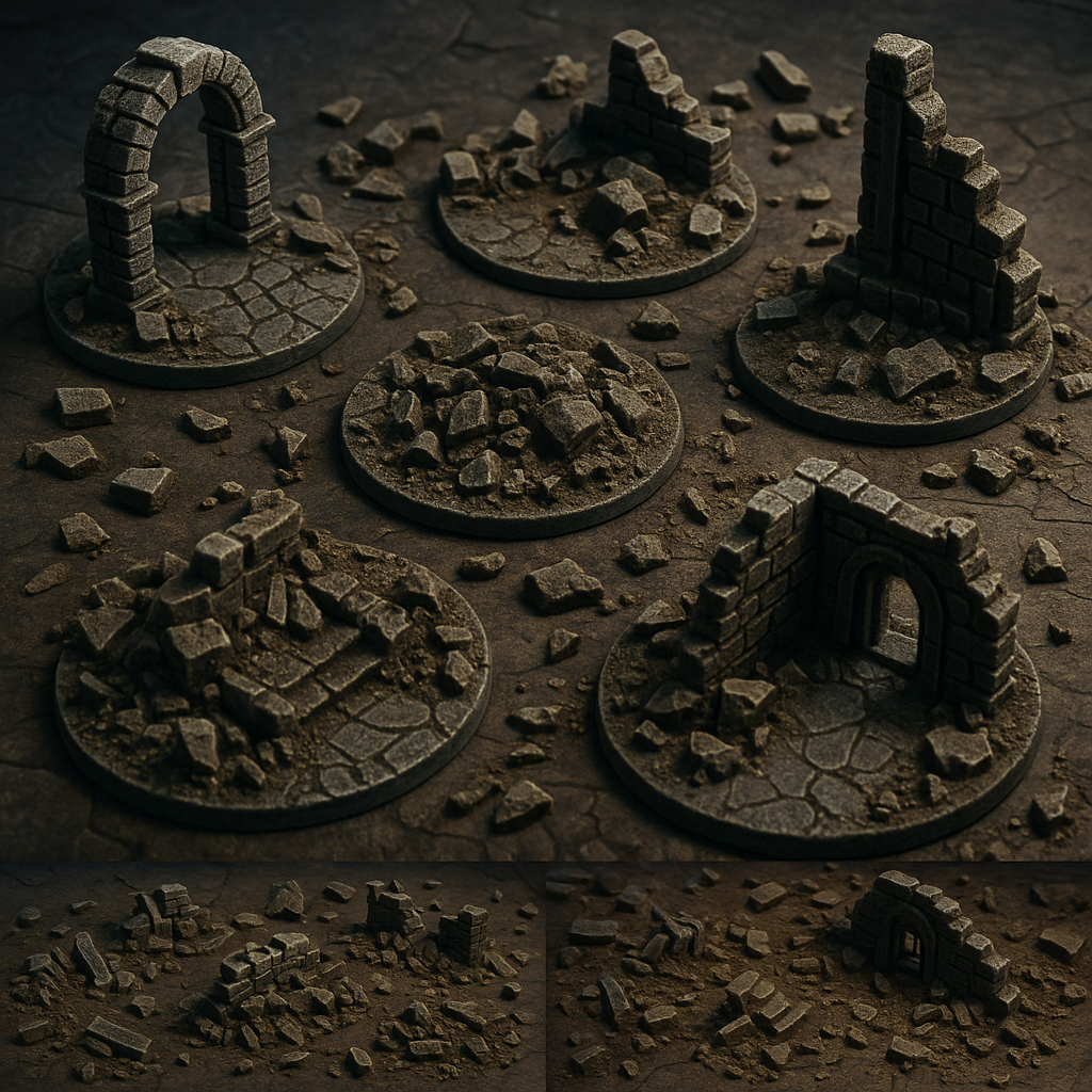 Gelände, Objekte - Scatter Terrain