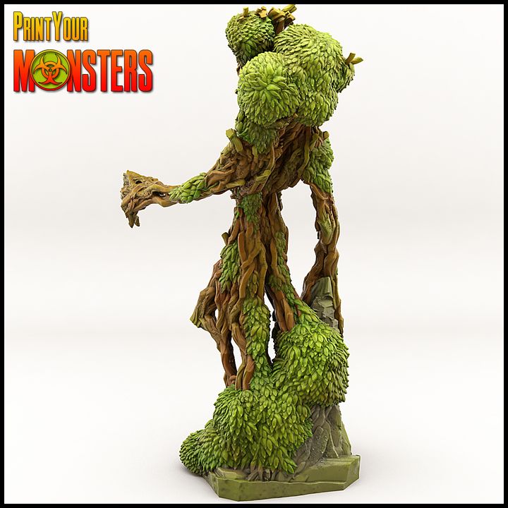 Treant Miniatur – 3D-gedruckt aus Resin | Fantasy Baumkreatur für DnD, Pathfinder & Tabletop | 32mm Maßstab