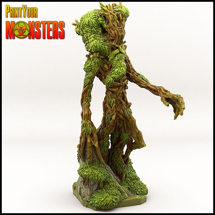 Treant Miniatur – 3D-gedruckt aus Resin | Fantasy Baumkreatur für DnD, Pathfinder & Tabletop | 32mm Maßstab