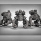 Bullige Roboter – Resin-Miniaturen für Wargaming oder Pen und Paper