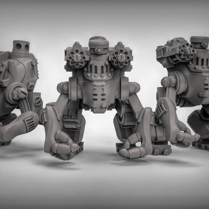 Bullige Roboter – Resin-Miniaturen für Wargaming oder Pen und Paper