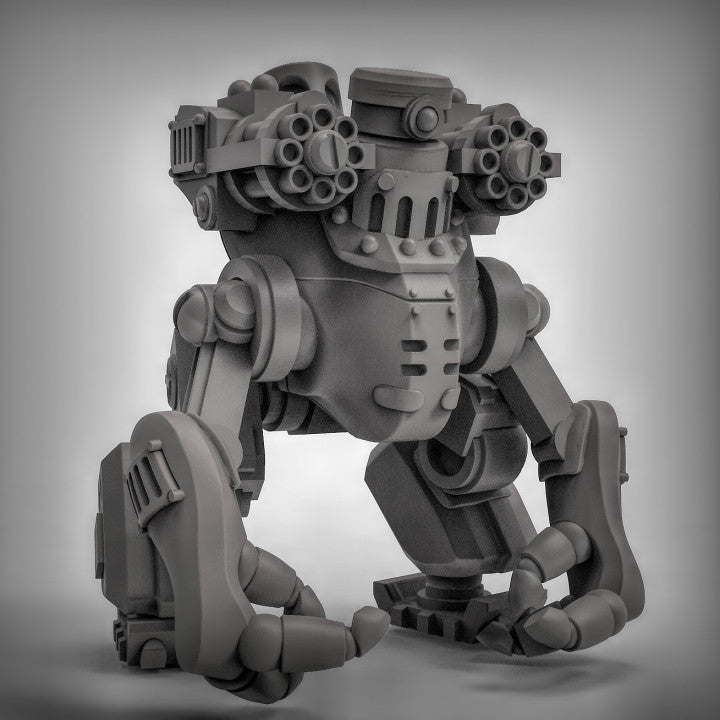 Bullige Roboter – Resin-Miniaturen für Wargaming oder Pen und Paper