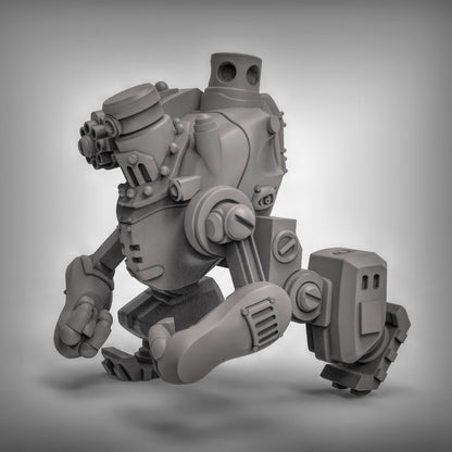 Bullige Roboter – Resin-Miniaturen für Wargaming oder Pen und Paper