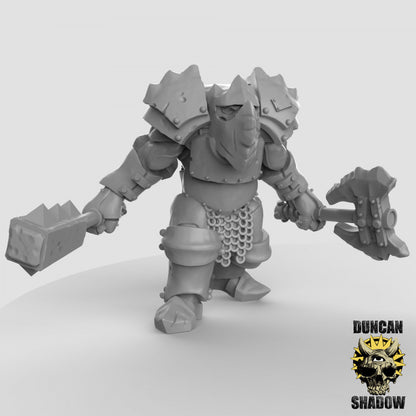 Gepanzerte Orcs – Resin-Miniaturen für Wargaming oder Pen und Paper