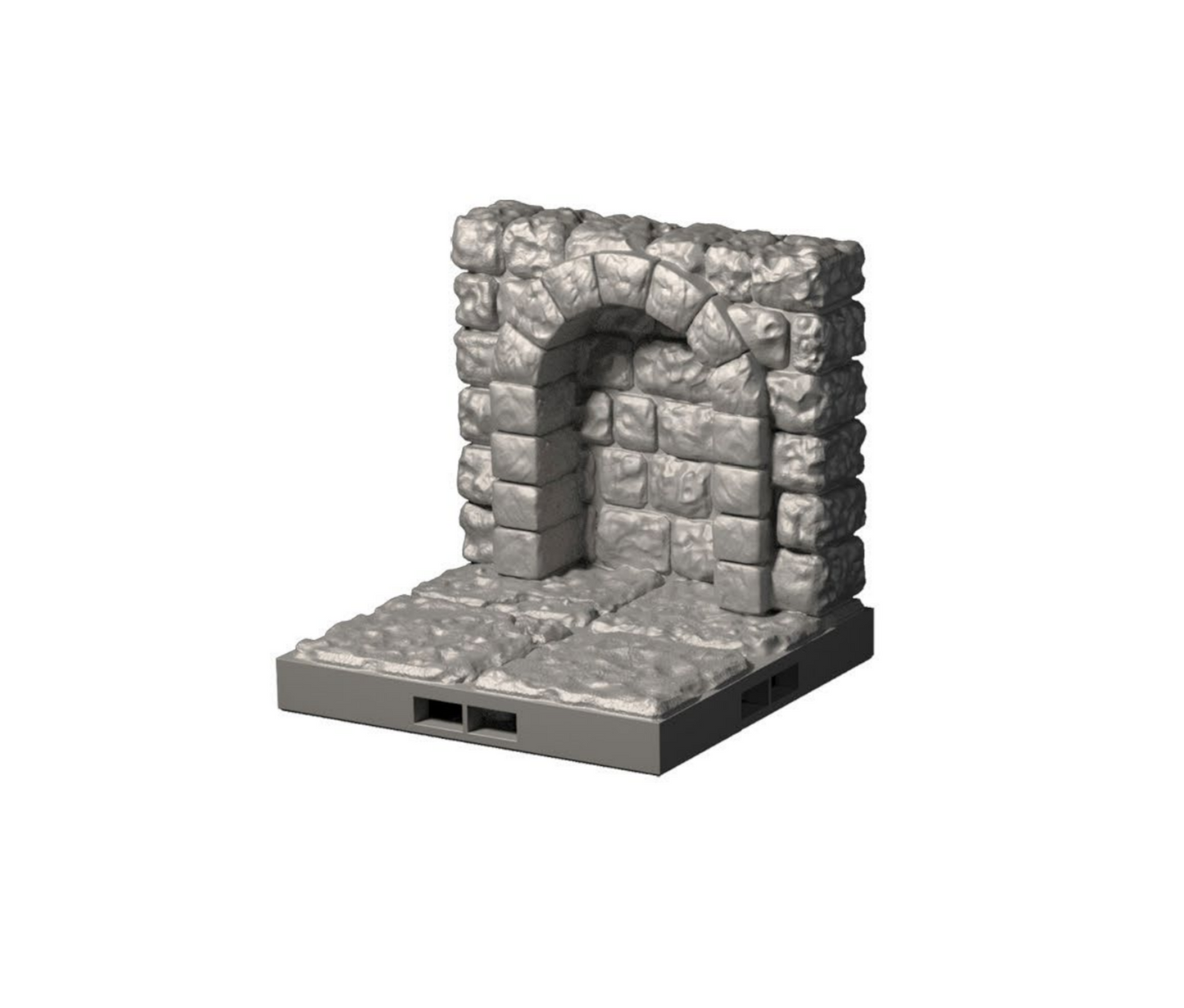 Dragonlock Alkoven | Fat Dragon Games Dungeon Terrain | 3D gedruckte Wandnische mit Verbindern (28–32 mm)