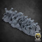 Bone Spine Ridge Terrain - 32mm Tabletop Scatter for Wargaming, D&D, Pathfinder, DSA - 4 Variants by Duncan Shadow