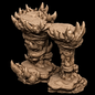 Spiky Rock Platform Bases 32mm ABS Terrain for Tabletop Wargaming, DnD, Pathfinder - 5 Variants by Duncan Shadow