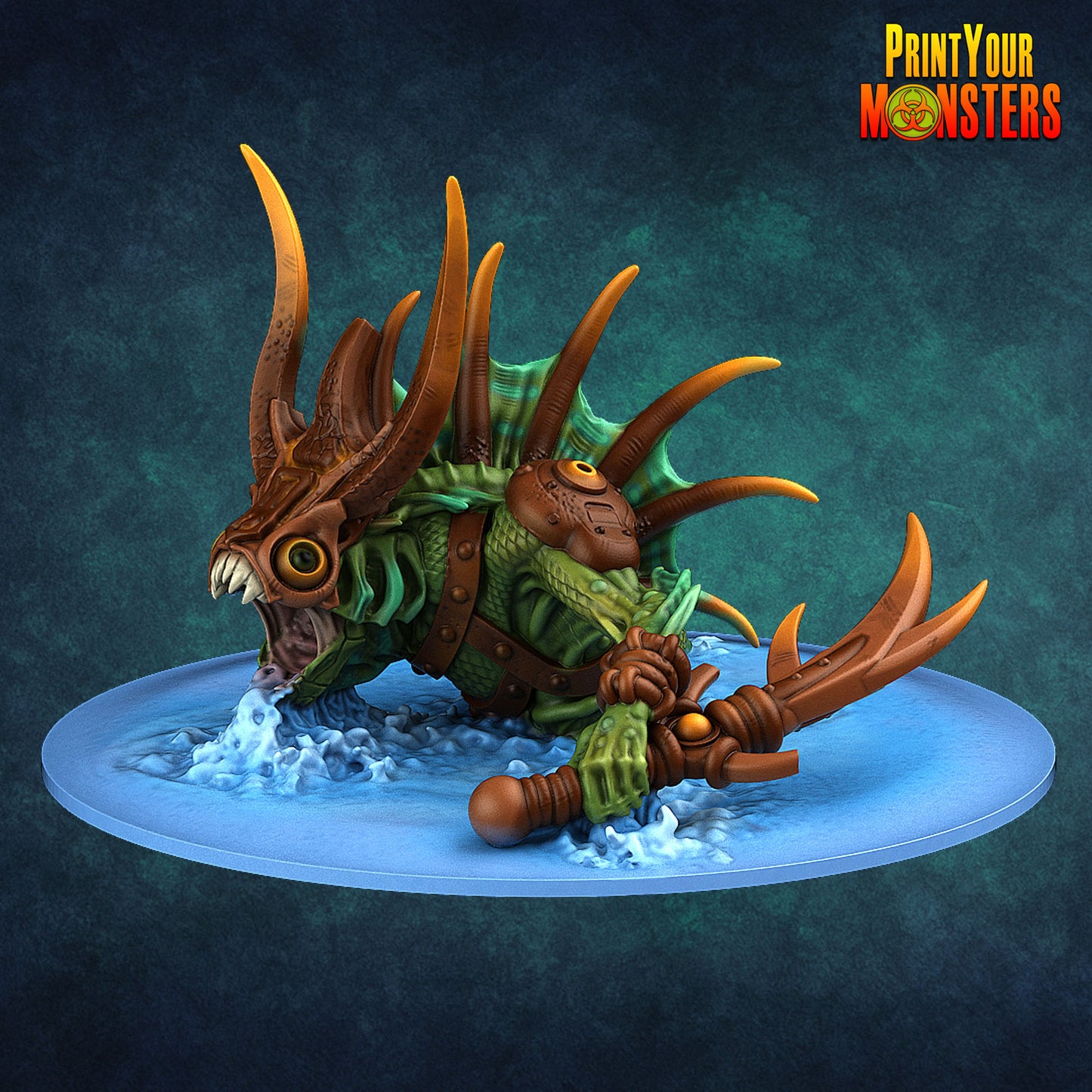 Fischmenschen – Ocean Pack Edition | 3D-gedruckte Resin-Miniaturen | Für Tabletop & Rollenspiel