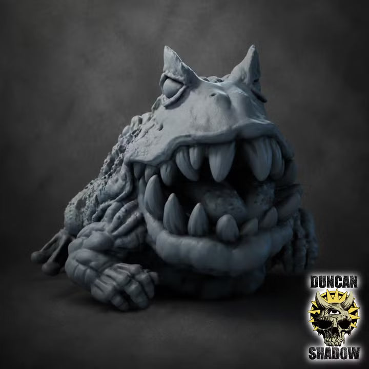 Plague Frogs 32mm Resin Miniatures for Tabletop Wargaming, DnD & Pathfinder - 3 Variants Design by Duncan Shadow