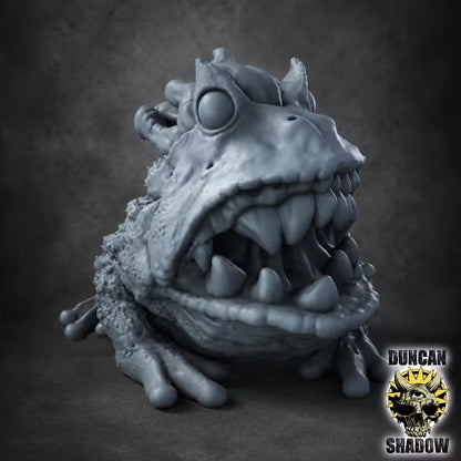 Plague Frogs 32mm Resin Miniatures for Tabletop Wargaming, DnD & Pathfinder - 3 Variants Design by Duncan Shadow