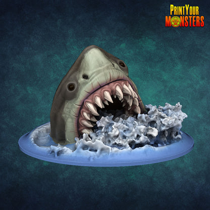 Tiefsee-Haie – Ocean Pack Edition | 3D-gedruckte Miniaturen aus Resin | Für Tabletop & Rollenspiel