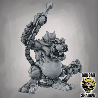 Anker Troll – 32mm Resin Miniatur für Tabletop, Wargaming & Pen & Paper | Design by Duncan Shadow