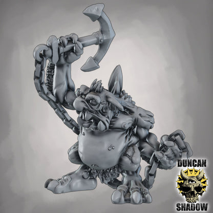 Anker Troll – 32mm Resin Miniatur für Tabletop, Wargaming & Pen & Paper | Design by Duncan Shadow