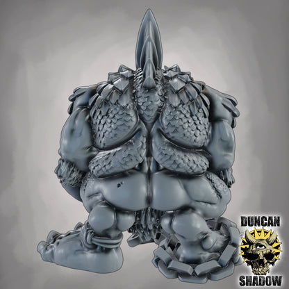 Anker Troll – 32mm Resin Miniatur für Tabletop, Wargaming & Pen & Paper | Design by Duncan Shadow