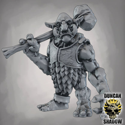 Eistroll – 32mm Resin Miniatur für Tabletop, Wargaming & Pen & Paper | Design by Duncan Shadow
