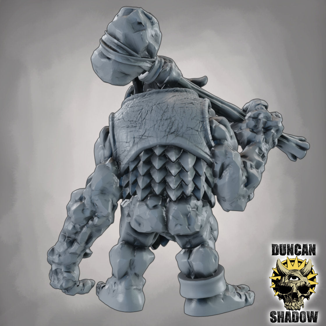 Eistroll – 32mm Resin Miniatur für Tabletop, Wargaming & Pen & Paper | Design by Duncan Shadow