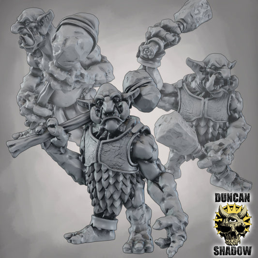 Eistroll – 32mm Resin Miniatur für Tabletop, Wargaming & Pen & Paper | Design by Duncan Shadow