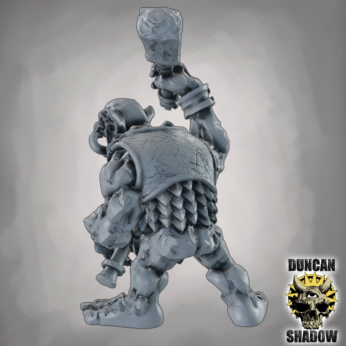 Eistroll – 32mm Resin Miniatur für Tabletop, Wargaming & Pen & Paper | Design by Duncan Shadow