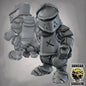 Krieger des Dachs-Volks mit Kriegshammer – 32mm Resin Miniaturen für Tabletop, Wargaming & Pen & Paper | Design by Duncan Shadow