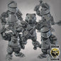 Krieger des Dachs-Volks mit Kriegshammer – 32mm Resin Miniaturen für Tabletop, Wargaming & Pen & Paper | Design by Duncan Shadow