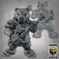 Krieger des Dachs-Volks mit Kriegshammer – 32mm Resin Miniaturen für Tabletop, Wargaming & Pen & Paper | Design by Duncan Shadow