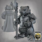 Krieger des Dachs-Volks mit Streitaxt – 32mm Resin Miniaturen für Tabletop, Wargaming & Pen & Paper | Design by Duncan Shadow
