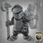 Krieger des Dachs-Volks mit Streitaxt – 32mm Resin Miniaturen für Tabletop, Wargaming & Pen & Paper | Design by Duncan Shadow