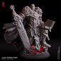 Lucian, Chevalier Lame-Soleil (Paladin Humain) – Figurine 32mm en résine | Flesh of Gods – Crimson Frost | Figurine Tabletop & RPG