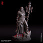 Myra, Chamane d'Hiver (Druide Vampire) – Figurine 32mm en résine | Flesh of Gods – Crimson Frost | Figurine Tabletop & RPG