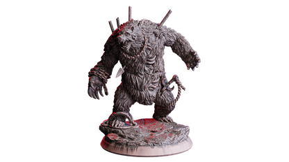 Ours de Sang – Figurine 32mm en résine | Flesh of Gods – Crimson Frost | Figurine Tabletop & RPG