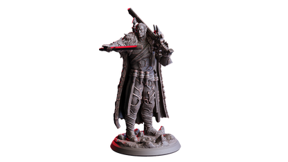 Chevalier Pourpre 02 – Figurine 32mm en résine | Flesh of Gods – Crimson Frost | Figurine Tabletop & RPG