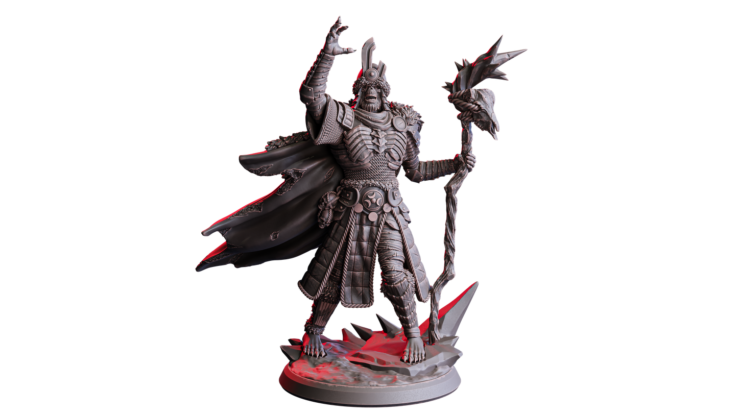 Verrou de la Mort – Figurine 32mm en résine | Flesh of Gods – Crimson Frost | Figurine Tabletop & RPG
