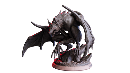 Frostfang, Vampyr Beist – 32mm Miniatur i Resin | Flesh of Gods – Crimson Frost | Tabletop & RPG Figur