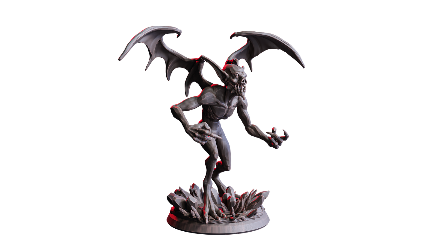 Glacial Stalker – 32mm Resin Miniature | Flesh of Gods – Crimson Frost | Tabletop & RPG Figure